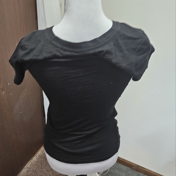 SOFT AS A GRAPE BLACKHAWKS TSHIRT SPARKLY - Picture 4 of 5